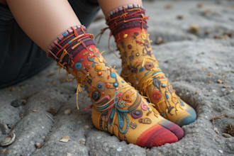 make a unique socks design