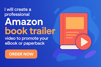 create an ebook trailer video to promote your amazon kdp ebook or paperback