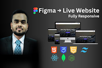 convert your figma to live site