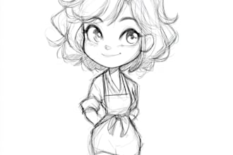 draw cute anime chibi art character design