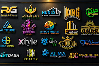 design professional luxury business logo in 2 hours