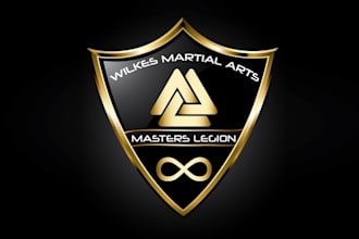 design artwork classic martial arts logo