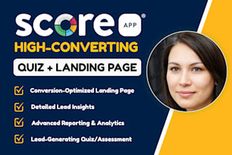 build a lead gen quiz with charts and dynamic report on scoreapp