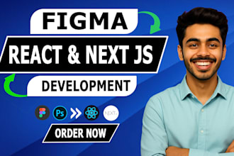 convert your figma to react or next js website using tailwind CSS