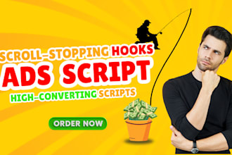 write viral ugc ad scripts with scroll stopping hooks
