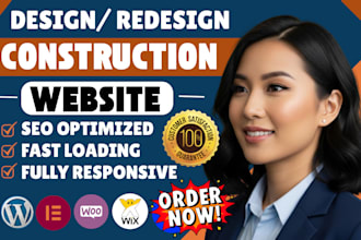 design hvac, plumbing, electrical, roofing, contractor, construction website