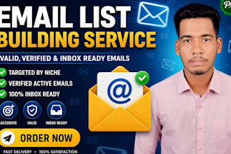 build niche targeted email list with verified emails