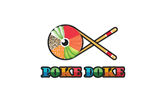 design awesome colorful poke shop logo