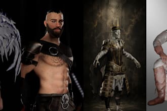 create high quality 3d characters