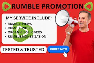 organic rumble promotion, rumble channel, rumble video promotion