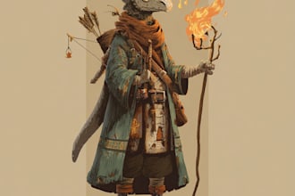 create epic dnd character art for campaigns