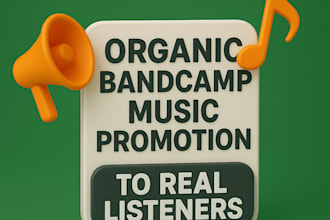 organic bandcamp music promotion to real listeners increase