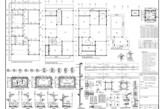 create detailed architectural and structural drawings