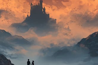 design fantasy book cover or ebook cover