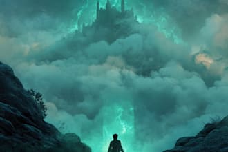 do fantasy book cover, thriller book cover design