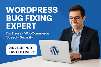 fix wordpress bugs, errors, woocommerce issues, and speed problems
