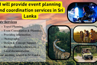 assist event planning and coordination in sri lanka