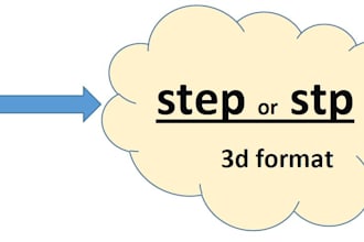 convert your logo to step or stp format