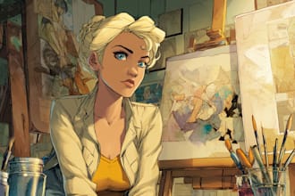 do comic book art and comic book illustration