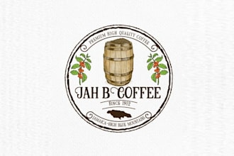 design existing coffee farmer logo