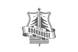 make retro vintage inspired logo for a guys book club