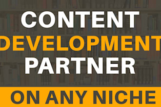 do content development on any niche
