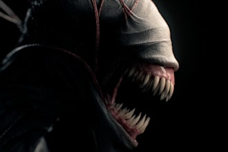 design horror creature concept art