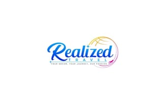 design professional business travel agency logo