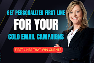 personalised lines for your bulk cold email campaigns