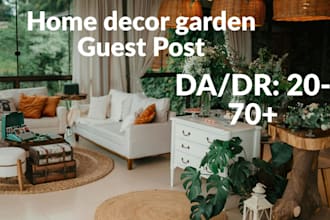 home decor construction uk usa backlinks  kitchen garden guest post