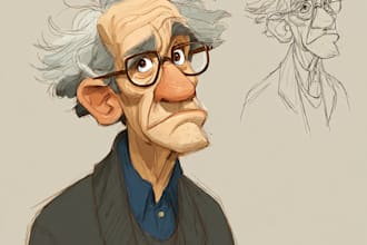 do comic cartoon character design