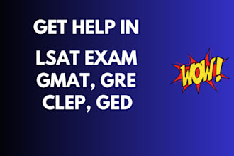 help with lsat, gmat, sat and gre tutoring