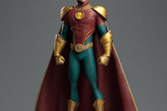 design original superhero character