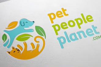design amazing animal, cat, pet business logo
