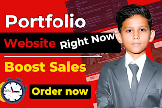 create a high end portfolio for you using react