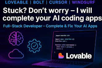 complete ai coding apps of loveable, bolt, cursor, windsurf
