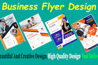 design eye catching flyer, brochure, bill board or poster