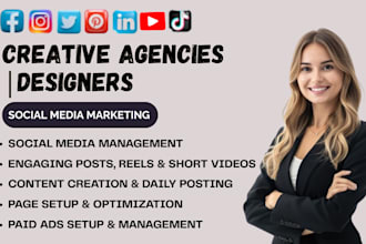 manage social media marketing for designers and creative agencies
