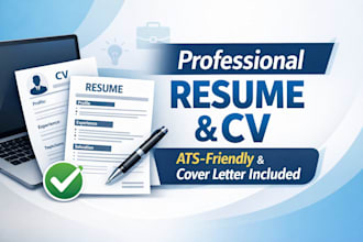 provide modern resume design and cover letter writing services