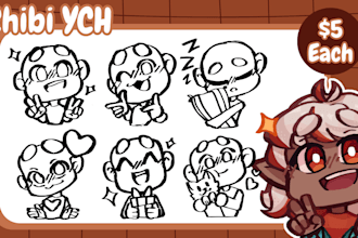 draw a chibi ych of your character