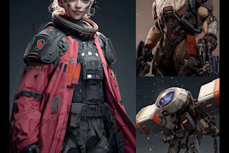 create sci fi and star wars character