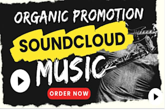 promote your soundcloud music organically to real and active listeners