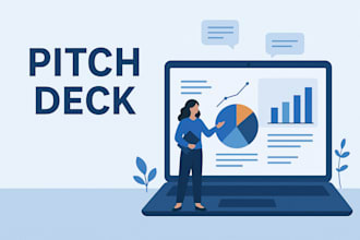 make pitch decks, financial models with valuations