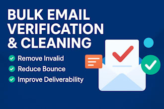 bulk email verification, email list cleaning, and validation