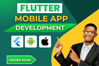 develop flutter mobile application