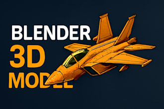 create a 3d robot model for you in blender solidworks and autocad