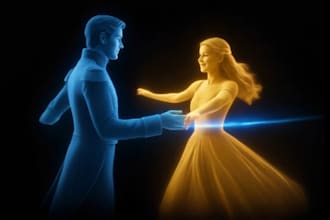 create stunning futuristic hologram videos