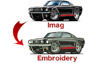 do embroidery digitizing logo into dst pes emb jef files