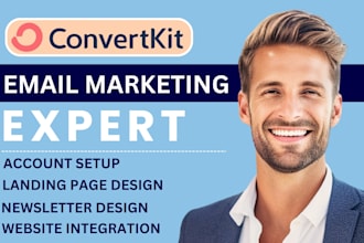 setup convertkit account kit newsletter template design convertkit landing page