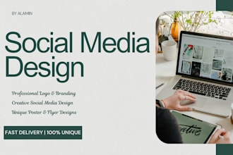 design stunning instagram, pinterest posts and flyers